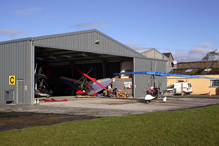 hangar at Easter Polda