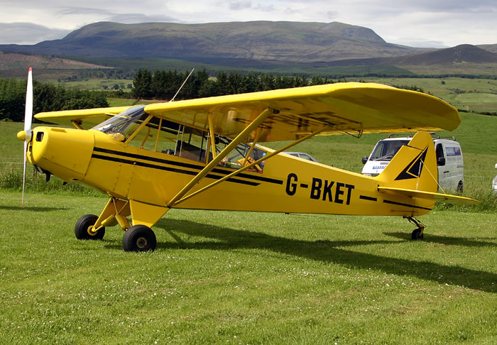 G-BKET Piper Super Cub, 10Jul05
