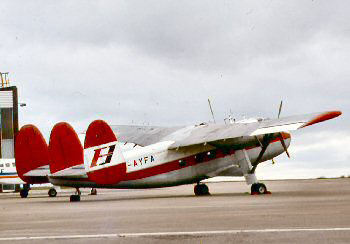 G-AYFA Twin pioneer