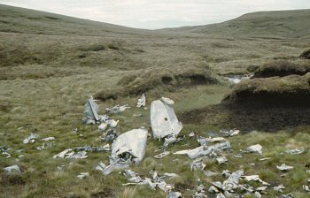 Seafire debris field