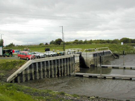 The outlet to the River Carron