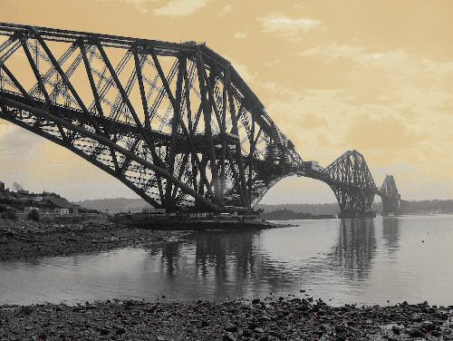The Forth Rail Bridge gets another coat of paint