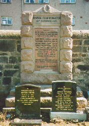 Bowhill disaster memorial 