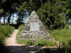 The monument marking the spot where Archbishop Sharp was murdered, May 3rd 1679.