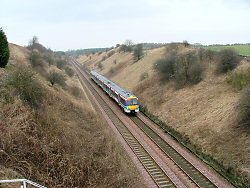 Railway cutting