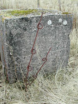 Cube and barbed wire