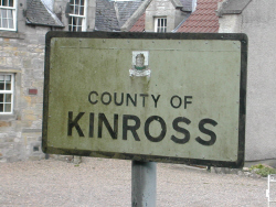 The last County of Kinross signpost