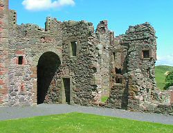 The courtyard and the entrance way